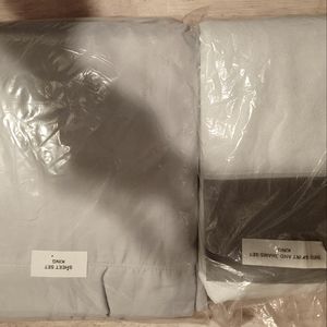 King sheet set & bedskirt